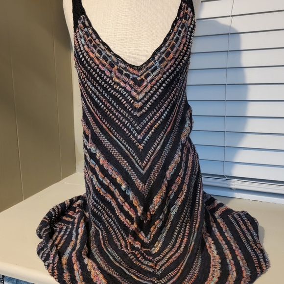Bohemian Crocheted Top, Medium, Multi Colored - Picture 1 of 3
